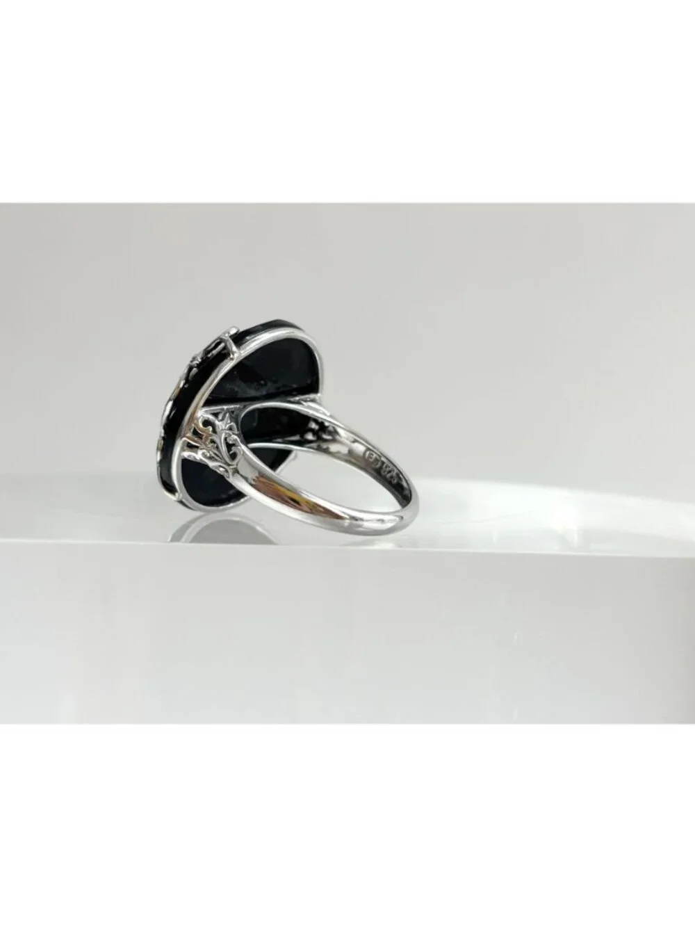Retired QVC Affinity Diamond 1/10 ct Butterfly Sterling 925 Vintage Ring - sz 9
